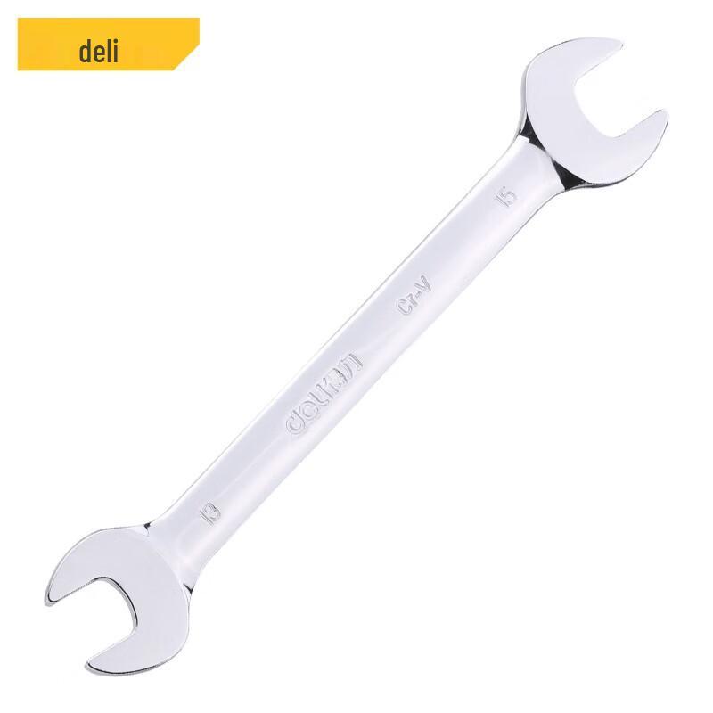 Deli Mirror Polished Double-End Wrench