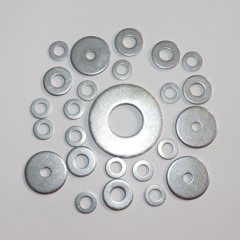 Rondella Piana Zincata Spessa: Taglie M3-M20