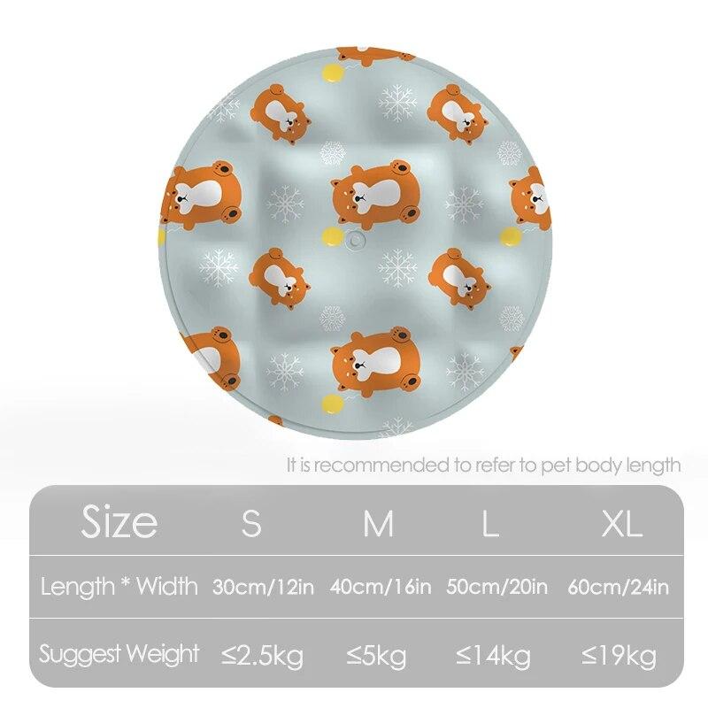 

Summer Pet Cooling Mat Breathable Ice Blanket For Dogs Cats Pets Sleep Cold Bed Washable Ice Silk Pads Cushion Pet Accessories S