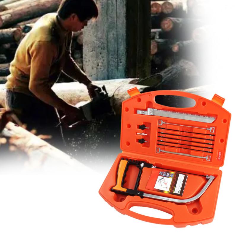 Multifunctional Mini Magic Saw Versatile Woodworking Tool Kit With Durable 65mn Blades