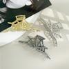 Halloween Legierung Tier Fledermaus Haarklammern Frauen Mädchen Minimalistisch Y2K Metall Haifisch-Klammer Gothic Feiertags-Haarschmuck