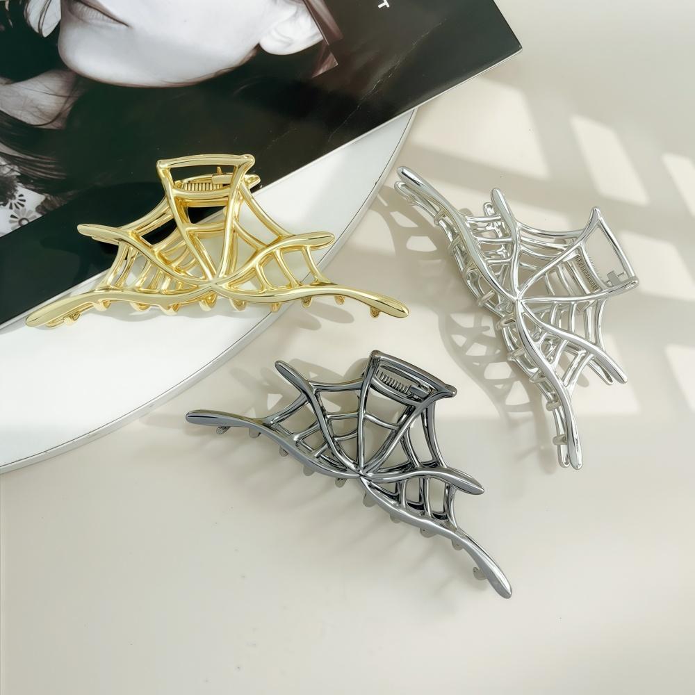 Halloween Legierung Tier Fledermaus Haarklammern Frauen Mädchen Minimalistisch Y2K Metall Haifisch-Klammer Gothic Feiertags-Haarschmuck