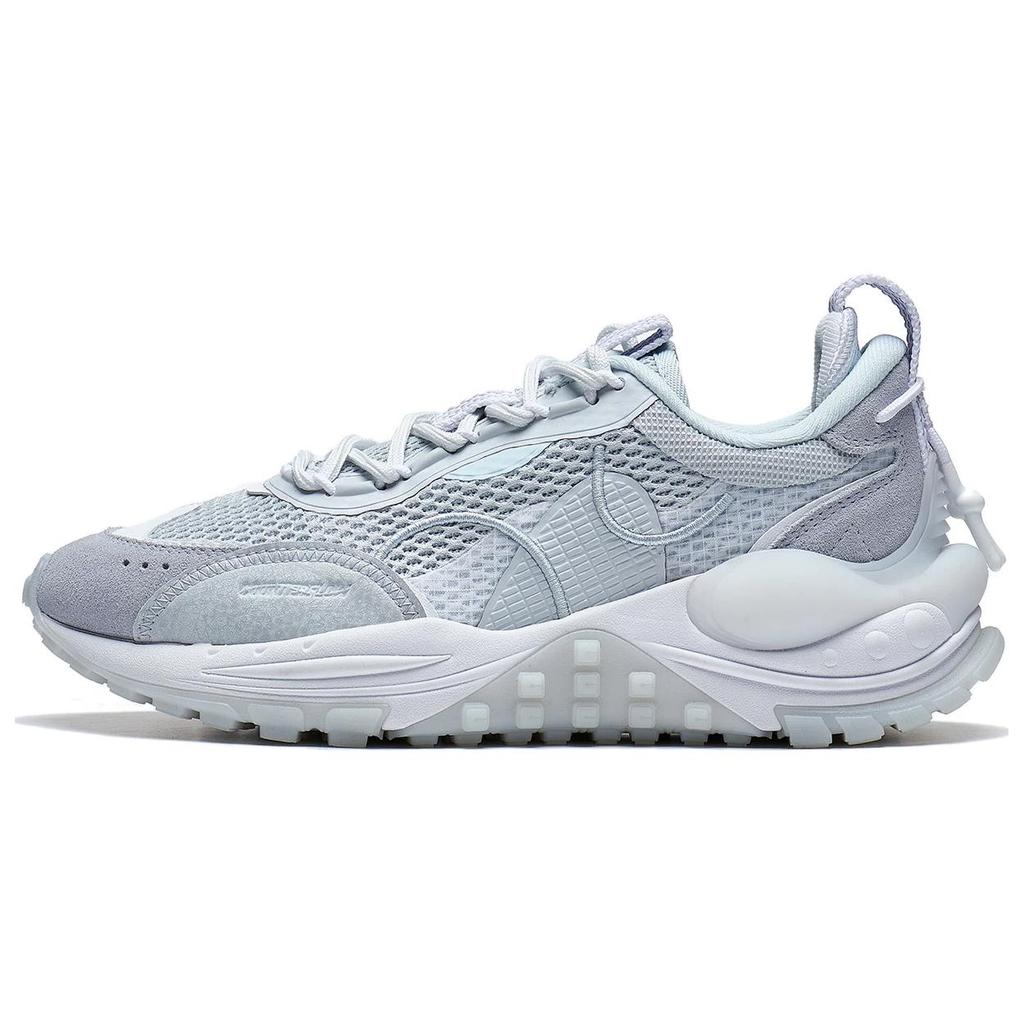 New LiNing CF Star Track Anti Slip Wear Resistant Low Top Sports Casual Shoes Women's Dawn Gray AGLT074-2