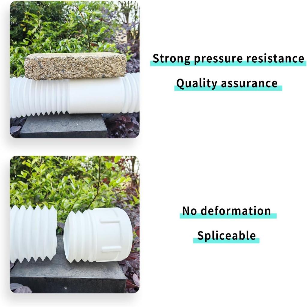 Utomhusregnvattenavloppsrör, Utbyggbart avloppsrör, PE-förlängningsrör