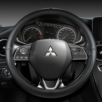 Car Steering Wheel Cover For Mitsubishi Outlander Mirage ASX 2012- Eclipse Cross 2017- L200 2015-2017 Auto Accessories