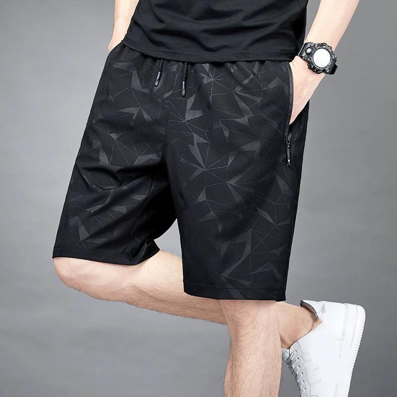Men's Quick-Drying Sports Shorts Summer with Pockets Breathable for Running Fitness Training