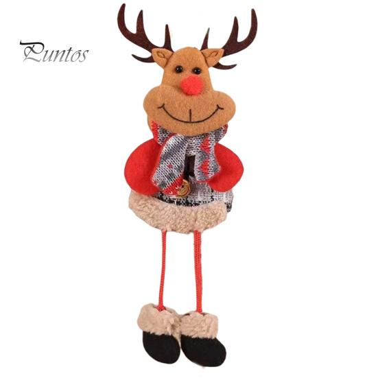 

Декоративные милые рождественские украшения с ремешком Санта-Клаус Снеговик Лось Рождественская елка Кукла Кулон Праздничные принадлежности