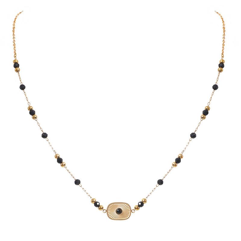 Lehký luxusní retro náhrdelník pro ženy na léto, výklenkový high-end set řetízku na klíční kost