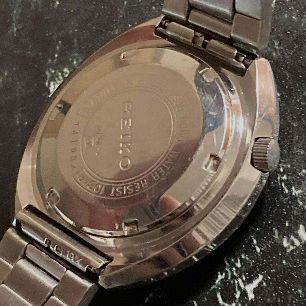 Used Rare Seiko 5 Sports Men's Automatic Watch - Working Condition