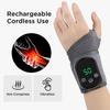Wireless Hot Therapy Hand Foot Ankle Joint  Protection Wrist Band Pad Brace Portable Electric Heating Vibration Hand Massager