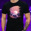 T-Shirt Herren Axolotl Motiv Baumwolle Größe S bis 5XL