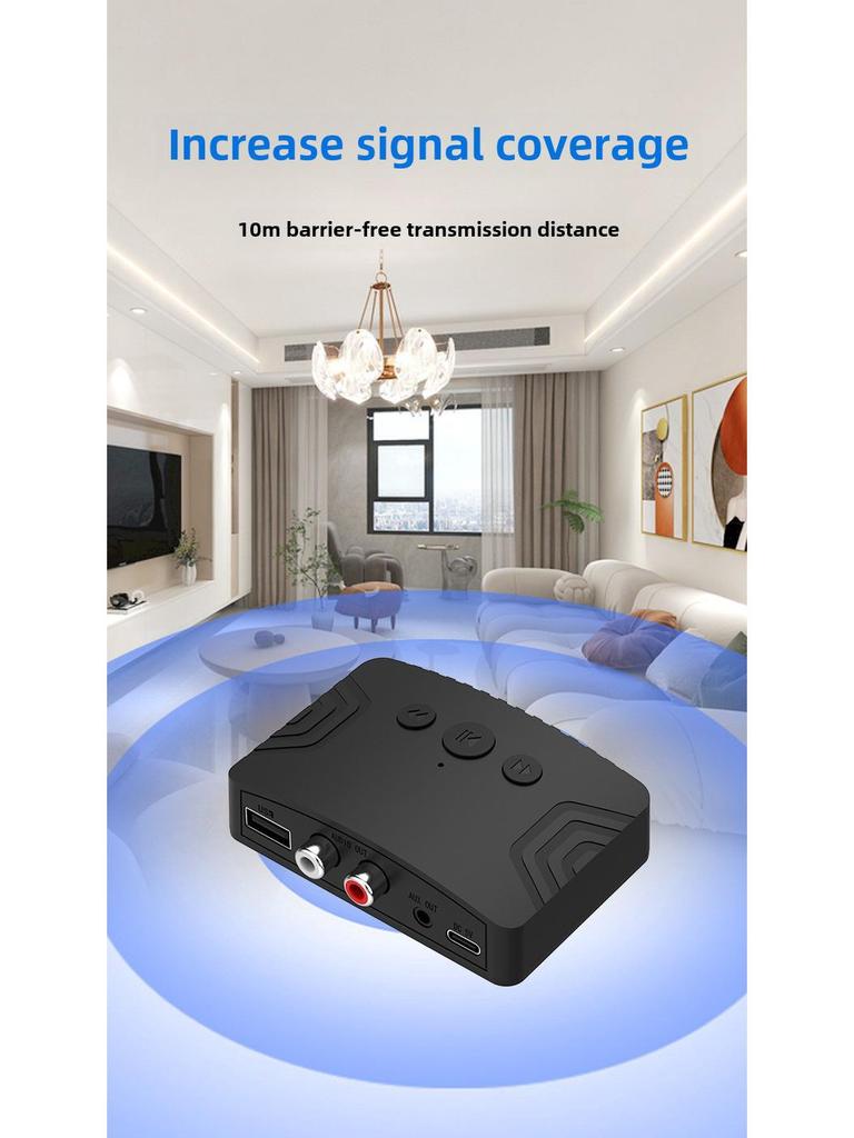 Wireless HiFi Audio Receiver for Bluetooth-Enabled Mobile Devices and Wired Speakers