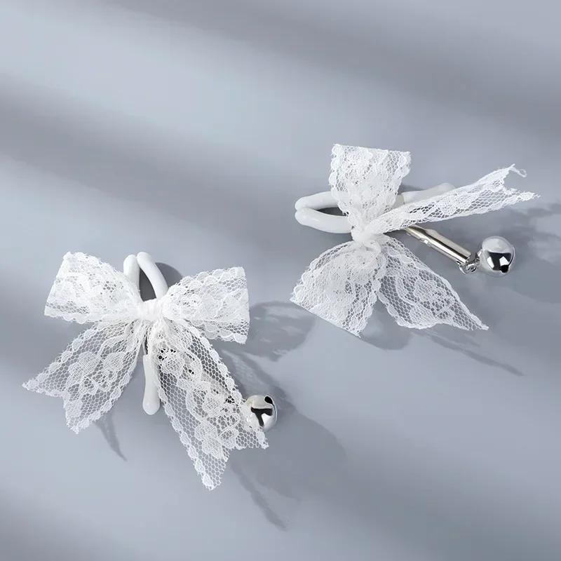 Sexy Breast Clips, Teasing, Flirting Bells, Clit Clips, Masturbation Toys Adult Products Sm Props, Lace Bows18+