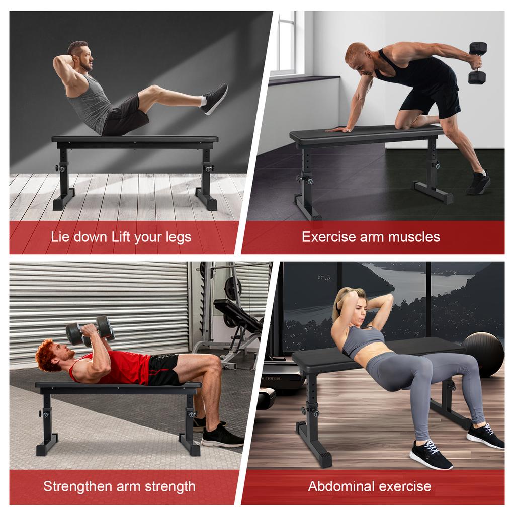 Flache Hantelbank Home Kurzhantelhocker Home Fitness Krafttrainingsbank Bequemes Design