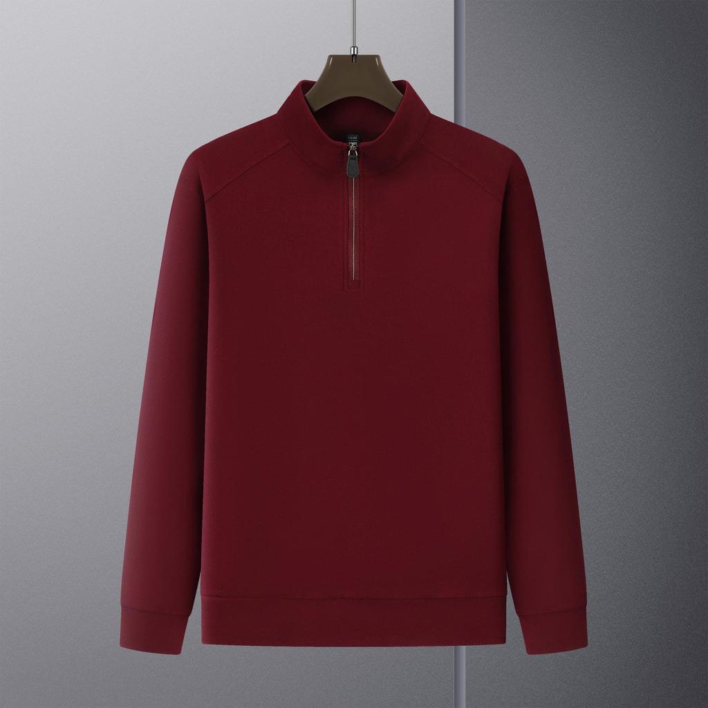 Men’s Thickened Half-Zip Stand-Up Collar Hoodie - Autumn/Winter Sport Casual Top
