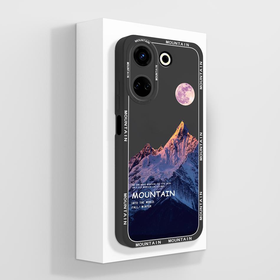 For Tecno Camon 20 Phone Cases Artistic Style Full Protection Soft Liquid Silicone Back Cover For Tecno Camon20 4G Funda Coque