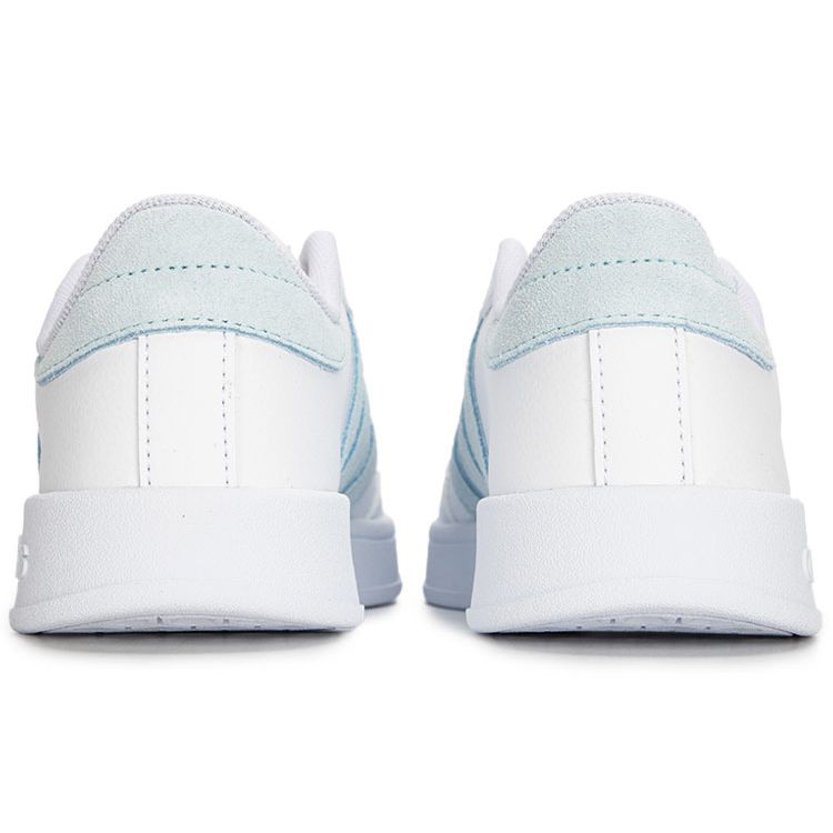Adidas Neo Breaknet Synthetic Leather Slip Resistant Durable Lightweight Breathable Low Top Skate Shoes Women Sneakers White GX6756