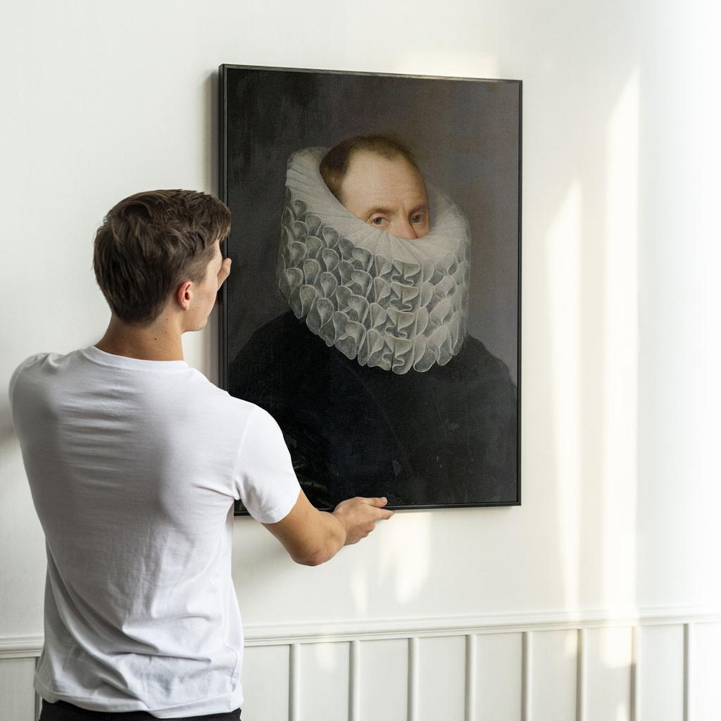 Poster Portrait White Lace