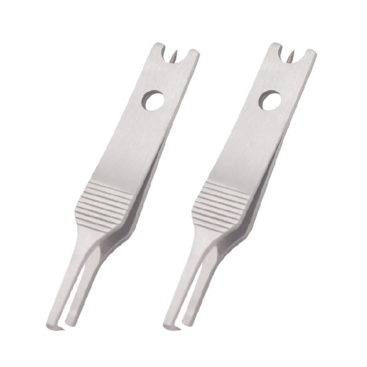 Double Opening Pliers Fishing Line Pliers Fishing Tackle Accessories Fishing Line Tweezers Split Rings Opener Tool