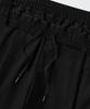 Musinsa Standard Brushed One-Pleat Wide Banded Slacks [Black]
