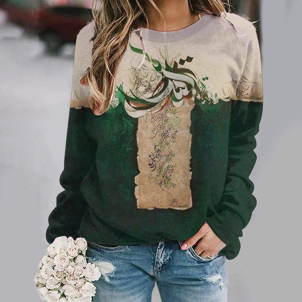 

Женский универсальный свитер с круглым вырезом и капюшоном, длинными рукавами, осенний свободный и удобный базовый пуловер, толстовки с принтом и рисунком XS