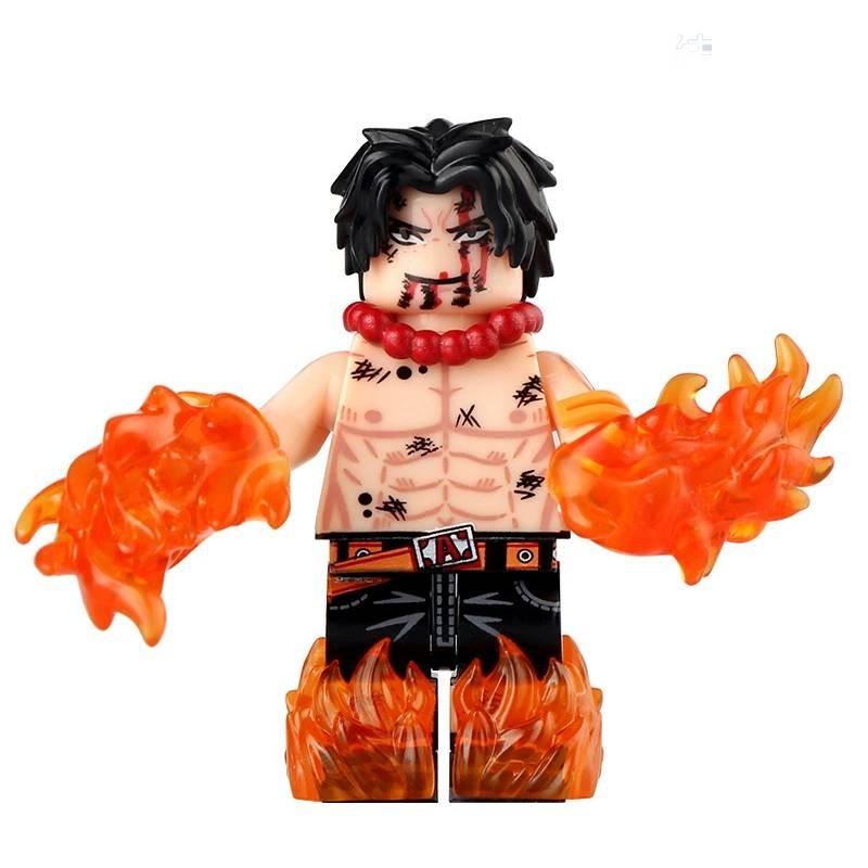 

One Piece Ace Building Block Toy Set With Abs Plastic For Kids Diy Creative Play Style 2