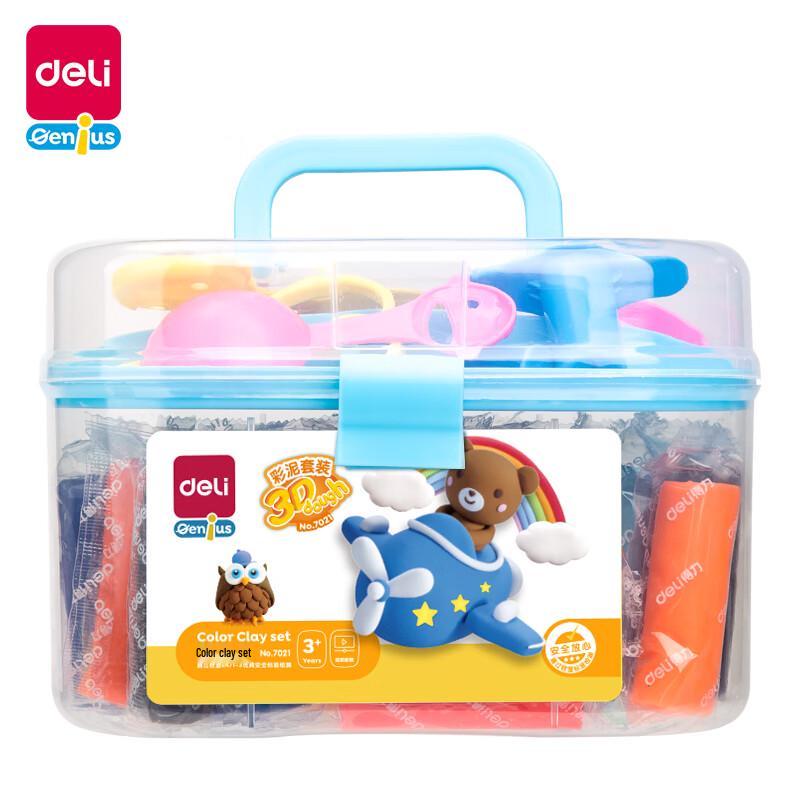 Deli 24-Color Modeling Clay Set