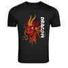 Red Dragon Head Asian Mythology Graphic T-Shirt
