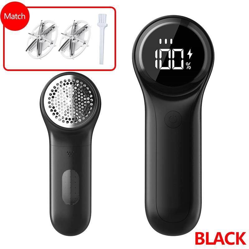 

Electric Hair Ball Trimmer Clothes Shaver Rechargeable LED Display Lint Remover for Clothing Sweater Jacket Portable Home Use