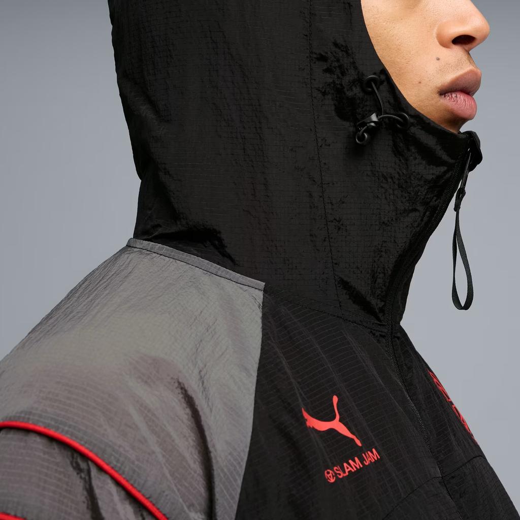Puma X AC Milan X Slam Jam Collaboration Drycell Moisture Wicking Zipper Loose Jacket Men jackets 787642-05