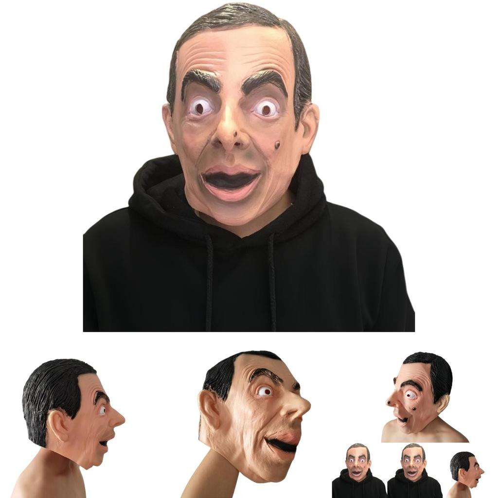 Johnny English Funny Latex Mr Bean Mask For Halloween And Christmas