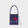 Lucky Pleats Knit M Hello Kitty Indigo Violet