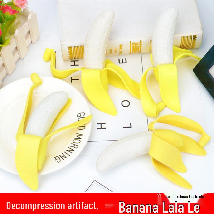 

Banana Simulation Decompression Squeeze Toy - Creative Prank for Kids