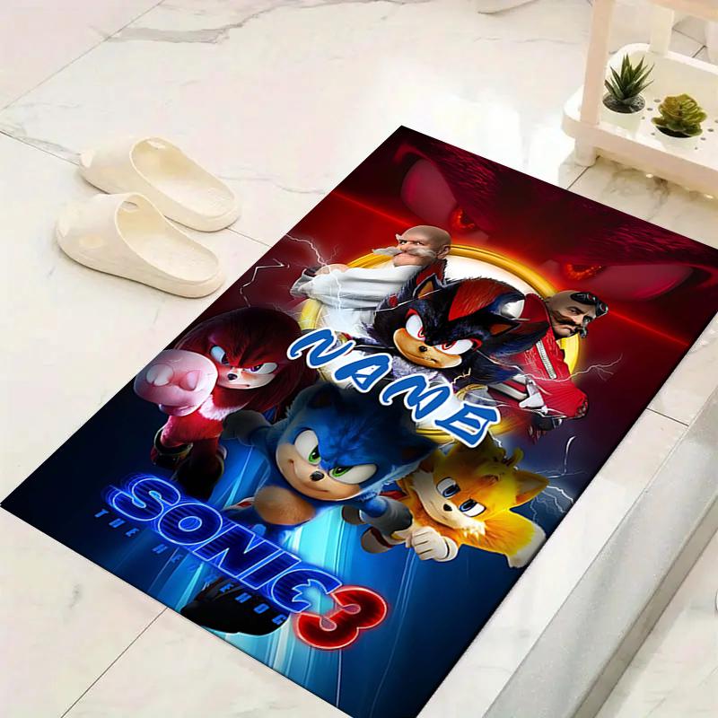 Custom 1Pc Sonic Adventure Heroic Journey Rug Office Carpet Indoor Outdoor Entrance Doormat Nonslip Soft And Comfortable Living Room D2915340