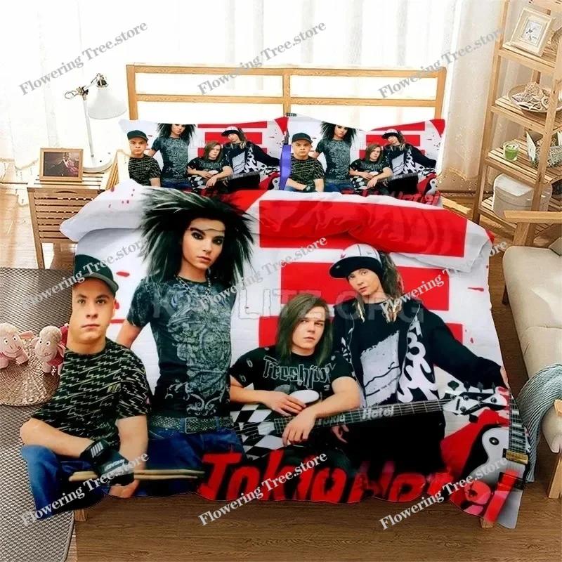 Rock Band Tokio Hotel3D Print Bedding Set Duvet Covers Pillowcases One Piece Comforter Bedding Sets Bedclothes Bed