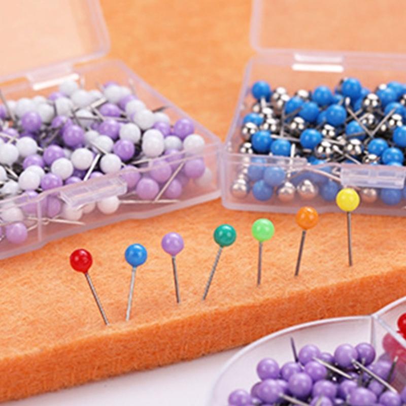 200/700Pcs Sewing Pin Straight Pin for Dressmaker, Sewing Project, Multicolored Quilting Pin , Push Pin Notice Board Pin