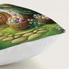 1Pc Easter Day Pillow Cover Spring Flowers Rabbit Pattern Printing Home Room Decoration Sofa Chair Cushion Cover
