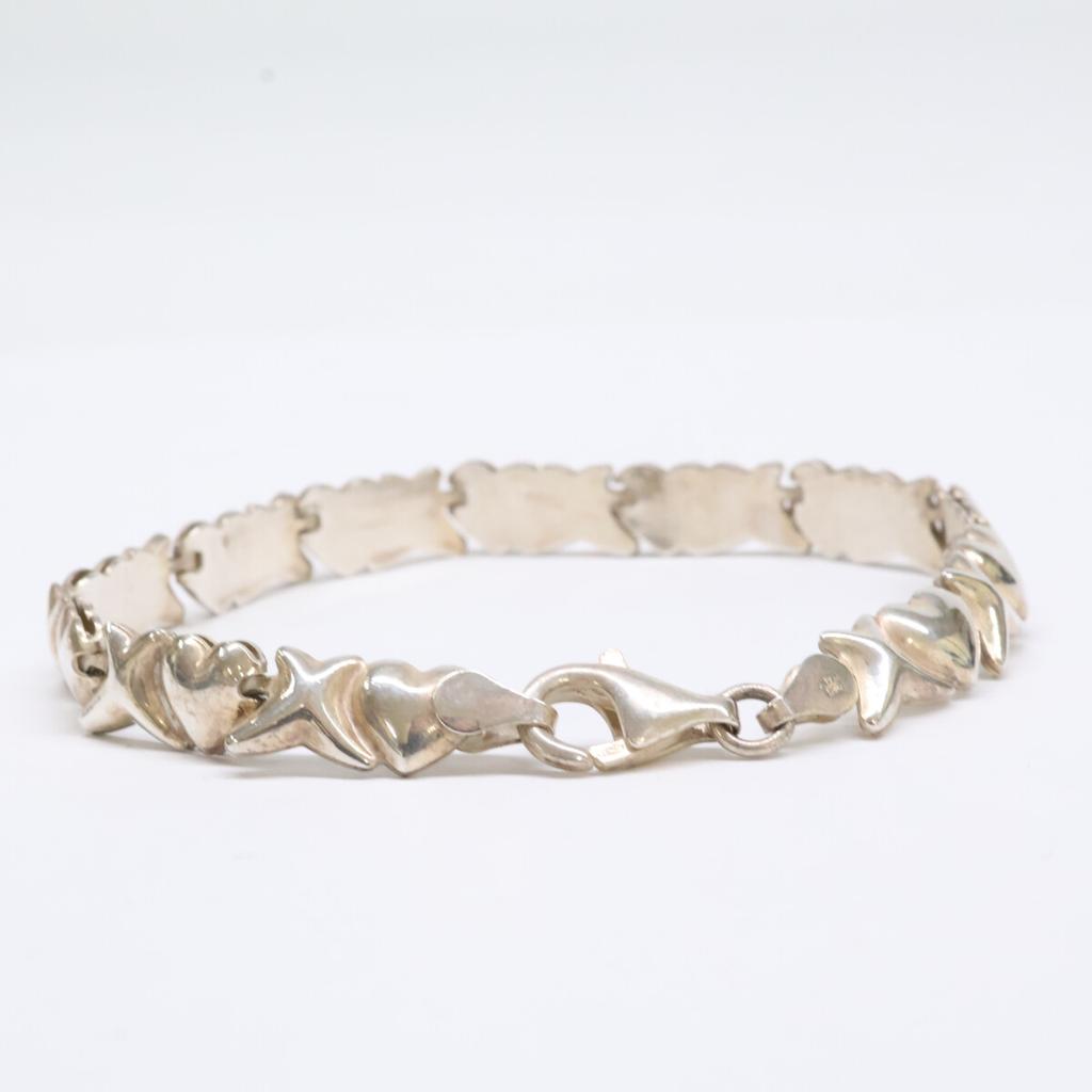UNOAERRE 925 Heart Bracelet SilverUsed