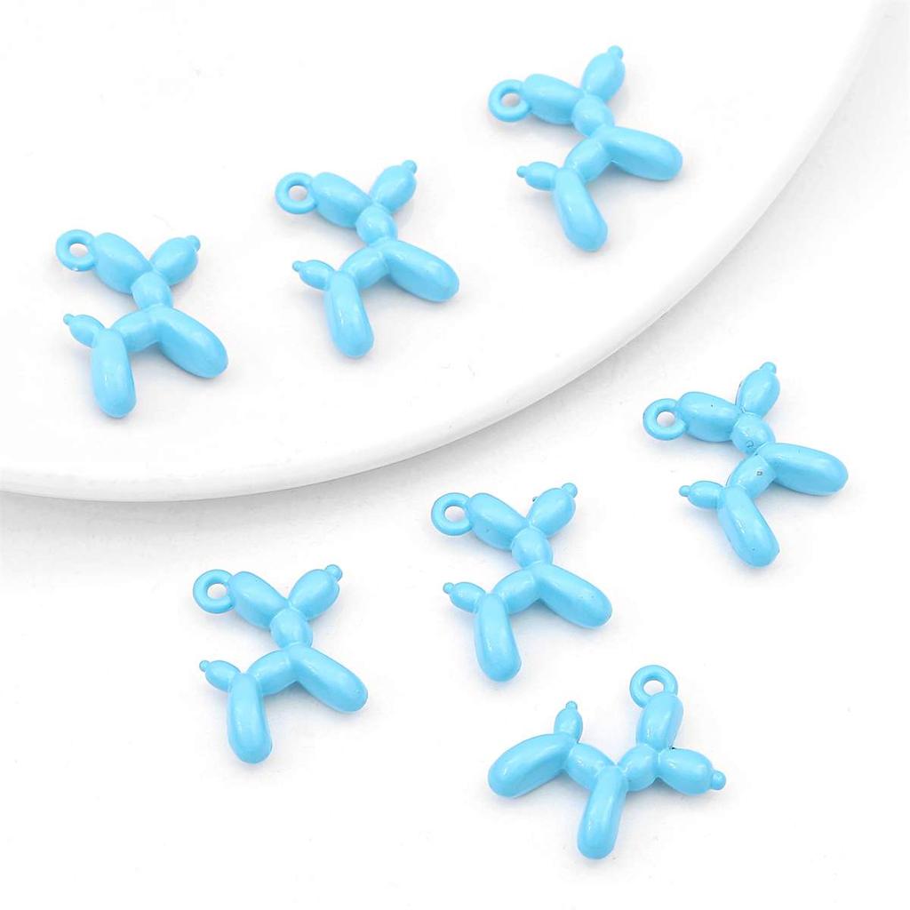 4-10Pcs Alloy Drop Oil Enamel Charms Multicolor Puppy Dog Pendant For Jewelry Making DIY Necklace Bracelet Earrings Crafts Findings
