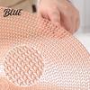 Easy Clean Placemats Mat Wear-Resistant Placemat Resistant Heat Reusable PVC Dining Table Stain-proof Stain-Proof for Home Kitchen Protection Mats