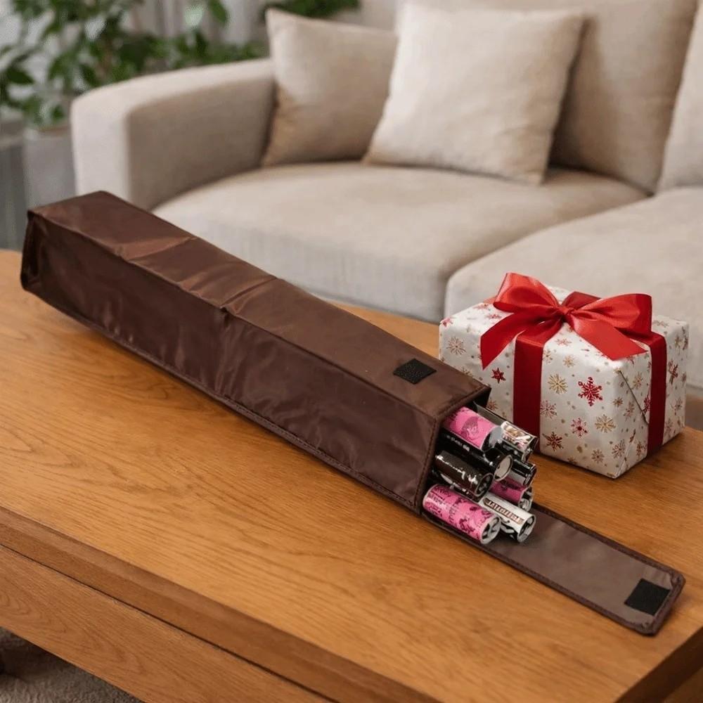 Oxford Cloth Wrapping Paper Organizer with Handle Side Pocket Organizer Home Decor