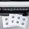 W145Car Interior Steering Wheel Dashboard Central Stickers Badge For Caddy Scirocco CC Golf VI 4 MK7 Beetle GTI R Line