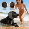 Wasserdichte Hunde-Ohrenschützer zum Schwimmen, Pflegen, Geräuschunterdrückung, Beruhigende Kapuze zur Linderung von Tierangst, Stoßschutz