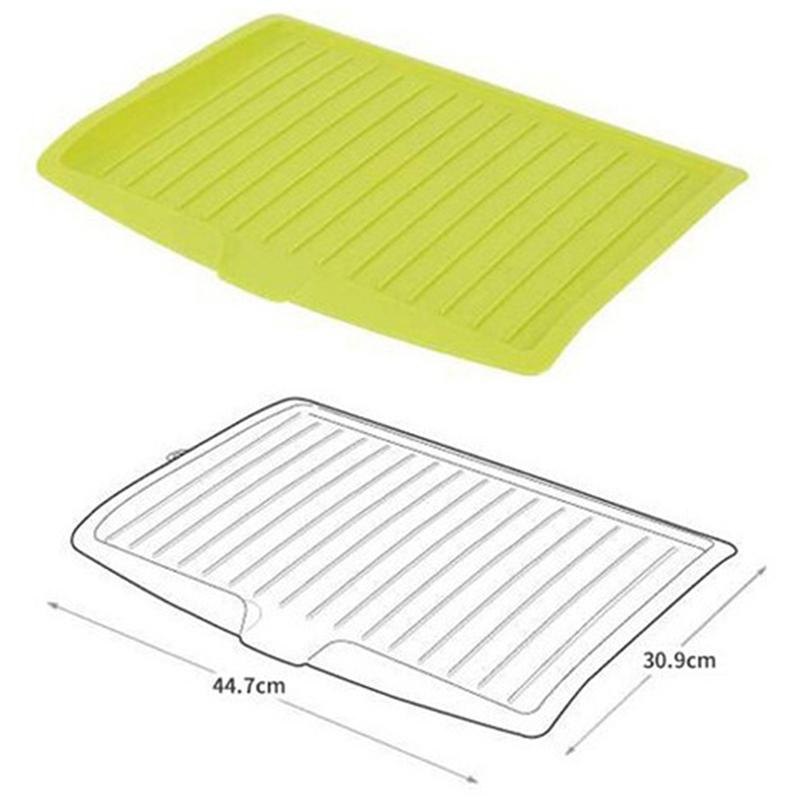 Drain Rack Kitchen Silicone Dish Drainer Tray Large Sink Drying Rack Worktop Organizer Drying Rack For Kitchen Dishes Tableware