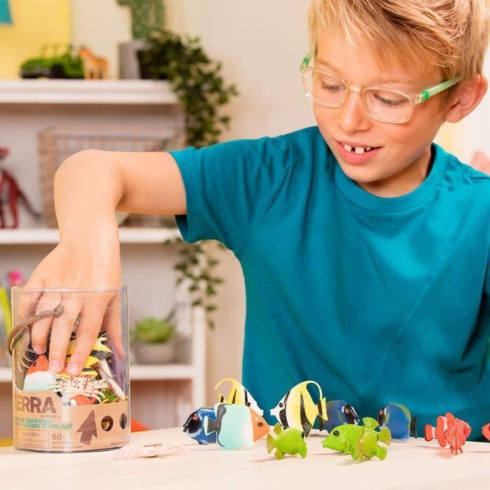 Jeu de figurines - battat - an6078z - 60 figurines - multicolore - pour enfants à partir de 3 ans