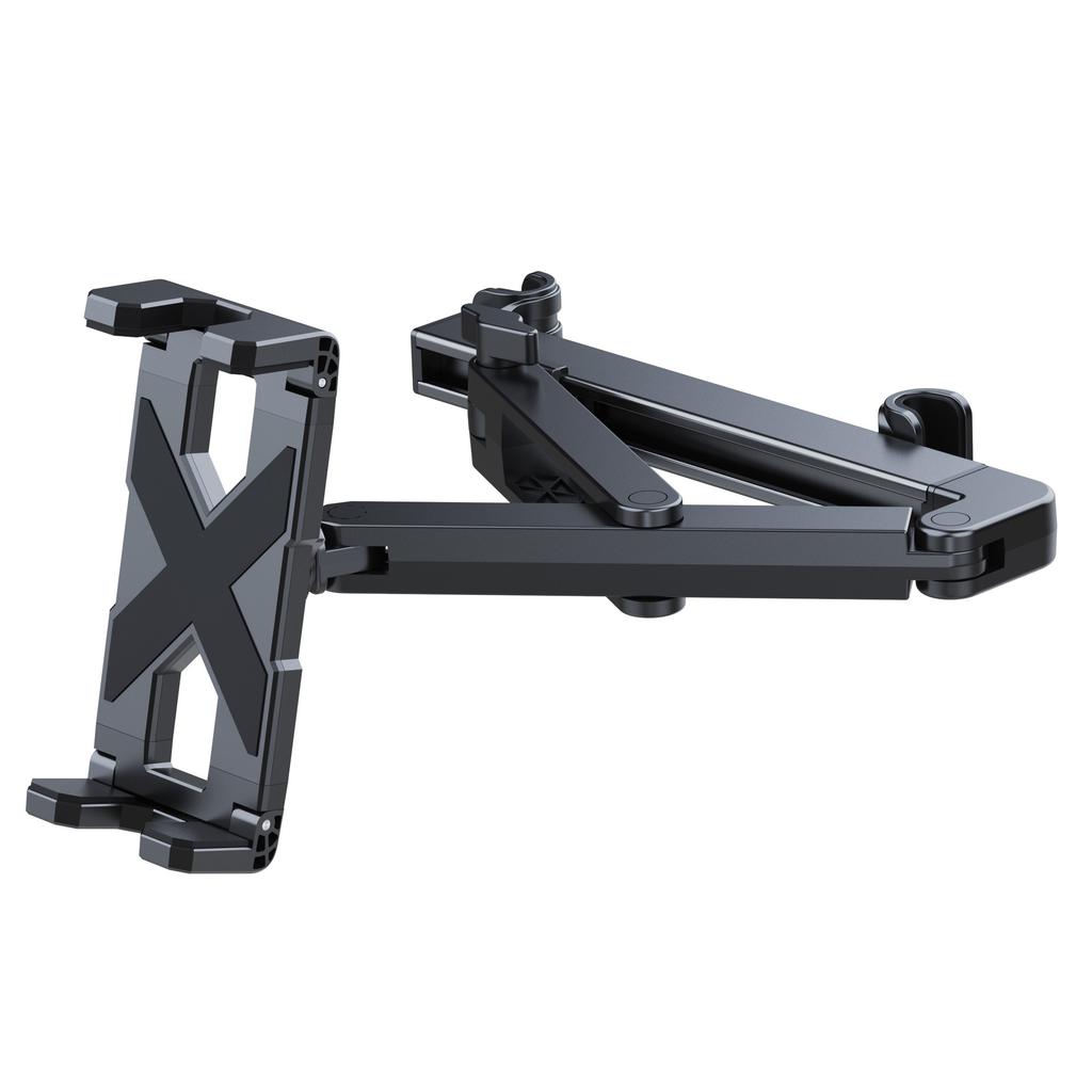 Tablet Holder for Car Headrest 3 in 1 Sturdy upgrade Extension Arm Adjustable iPad Car Mount for BackSeat