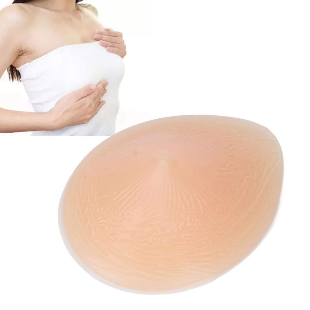 Silikonová vložka do podprsenky Crossdress Transvestite Drop Shape vložka do podprsenky pro použití na levé nebo pravé straně