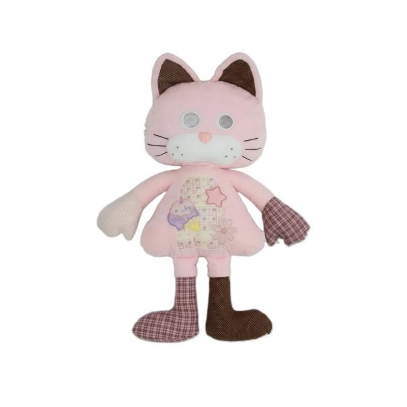 Cute Cartoon Cat Plush Toy With Pp Cotton Filling For Kids And Adults