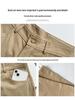 Women's Army Green High-Waisted Wide-Leg Cargo Pants - Petite, Loose-Fit, Slimming, Casual Spring 2026 Style