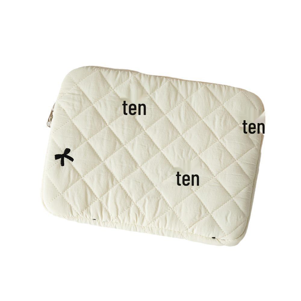 Korean Cute Diamond Embroidery Bow Tablet & Notebook Storage Bag (11/13/15 Inch)